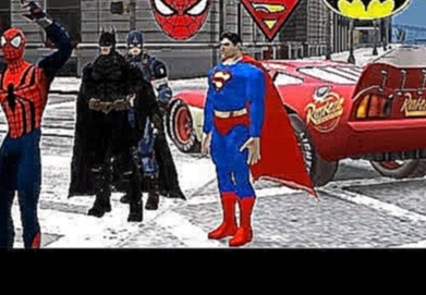 1 Час Человек-Паук Супермен, Халк, Железный Человек, Бэтмен, Молния Маккуин Автомобилей И Детские 