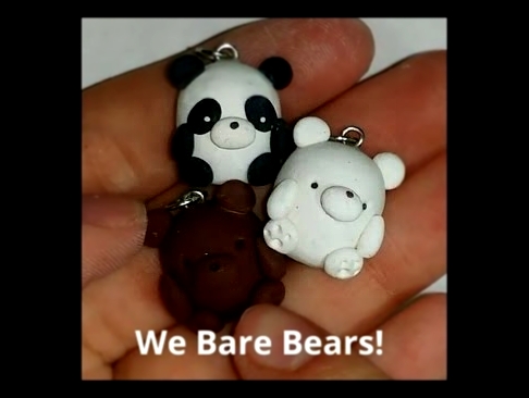 Cartoon Networks "We Bare Bears" inspired charms! 