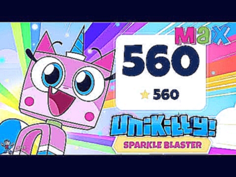 UniKitty! Sparkle Blaster Levels Max 560 points Very Happy Walkthrough Video 