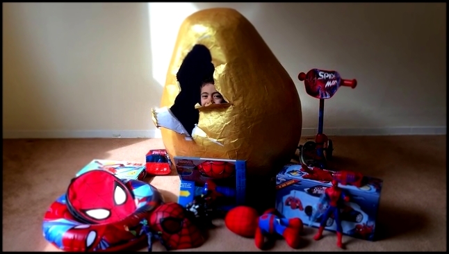 Гигантские яйца от Disney с игрушками из мультиков׃ Человек паук, История игрушек, Холодное сердце. 