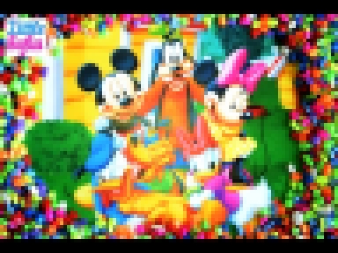 Mickey Mouse and his friends from the club in colorful stones Микки Маус и его друзья Little Sofia 
