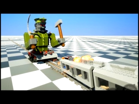 Поезд против Робота - Brick Rigs | Лего битва 