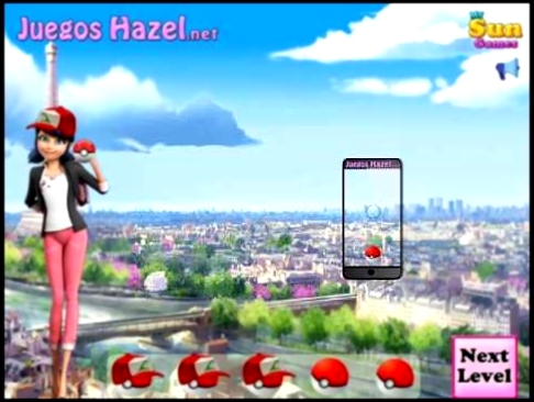 Мультик игра Леди Баг ловит покемонов Ladybug Pokemon Go 