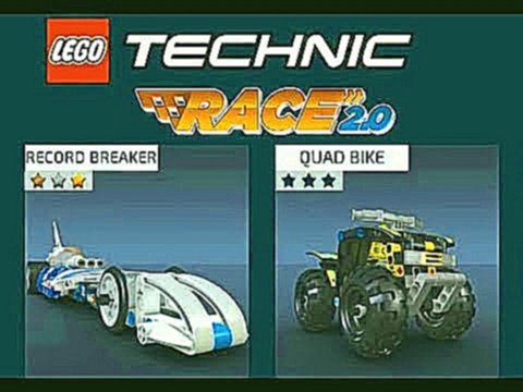 Lego Technic Race 2.0 Car Games Cartoon for Kids 