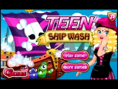 Игра Барби моет корабль Barbie Teen Pirate Ship Wash 