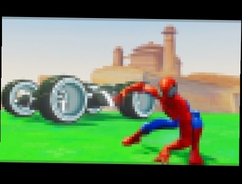 Супергерой мультик - Человек Паук для детей Тачки машинки. 