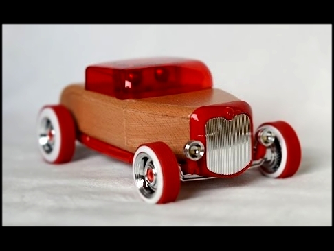 Automoblox Hot Rod HR1 Wooden car toys Машинки для детей 