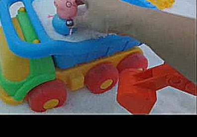 Свинка Пеппа у папы на работе мультфильм из игрушек / Peppa Pig Приключение Свинки Пеппы 