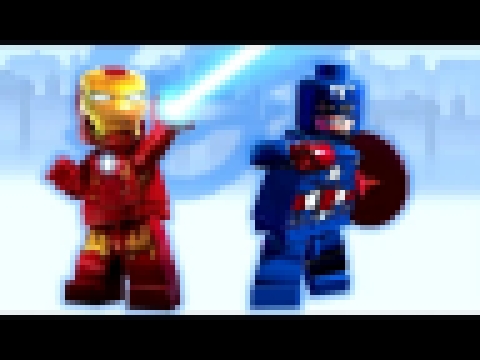 Лего Мультики: Капитан Америка и Железный Человек Марвел Детские песенки LEGO MARVEL 