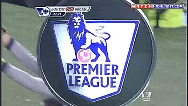 Manchester City vs. Wigan 4-17-2013 1st Half 