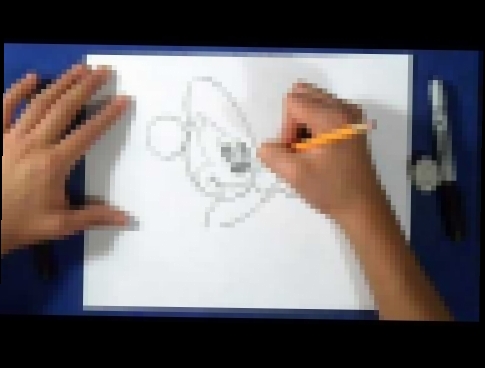 как рисовать Микки Маус ребенок 