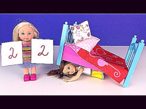 24 ЧАСА ПОД КРОВАТЬЮ ПОДРУГИ Мультик #Барби Школа Куклы Игрушки для девочек 