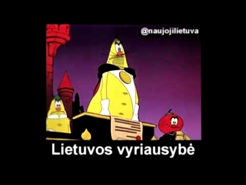 Старый мультфильм о современной Литве 