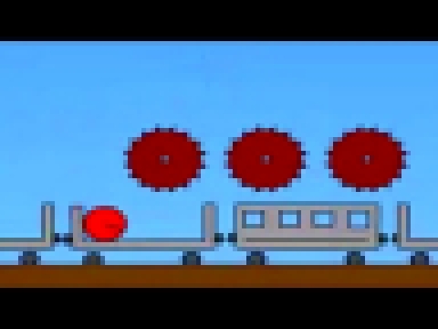 Red ball КРАСНЫЙ ШАР спешит на паровозик Мультик игра для детей для малышей Часть 1 