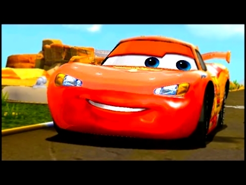 Тачки Молния Маквин - Lightning McQueen Cars Race #1 игровой мультик с Кидом #МК 
