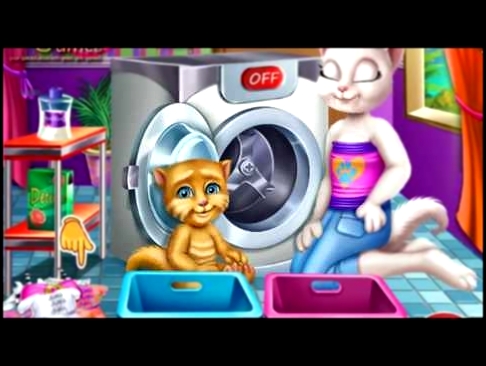 Джинджер и Говорящая Анжела на Большой Стирке.#Мультфильм. Angela and Ginger Laundry Day 