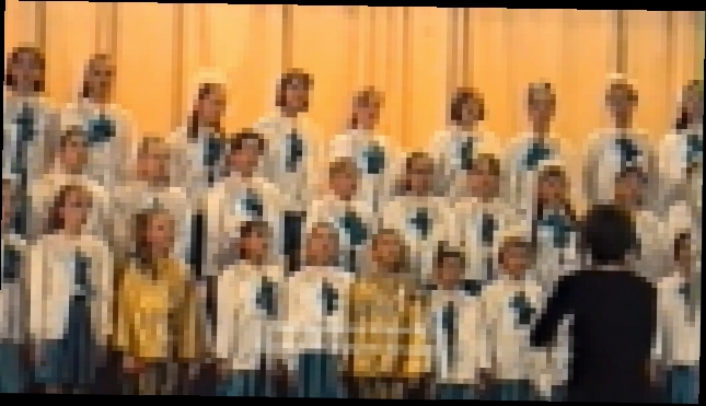 Музыкальный видеоклип Детский хор Сарии Малюковой в концерте 1998 года 