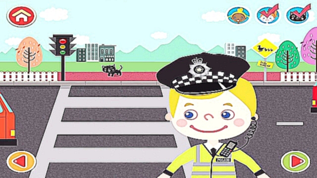 Супергерой Мальчик Полицейский  - Игры для мальчиков в полицейских. Видео для ребёнка 