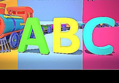 Английский алфавит с весёлым паровозиком | Развивающий мультфильм для детей 