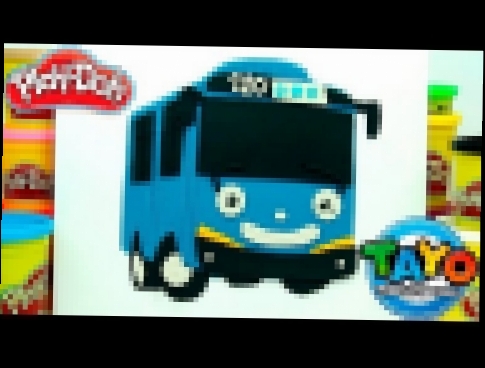 ТАЙО: Лепим из Пластилина Плей До маленький автобус Тайо Развивающее Видео для детей 