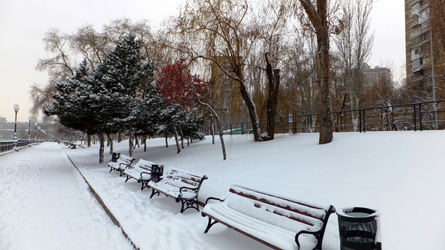 снег фото Ирина Круг и Алексей Брянцев