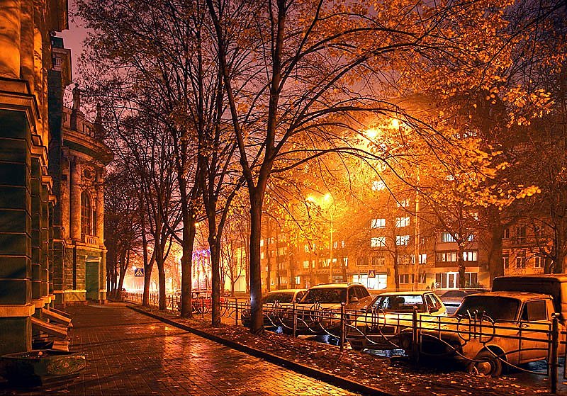 Осенний вечер фото Осин Евгений