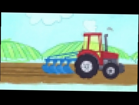 КИСА 2 серия Трактор. Мультфильмы для детей. Развивающие мультики про машинки 