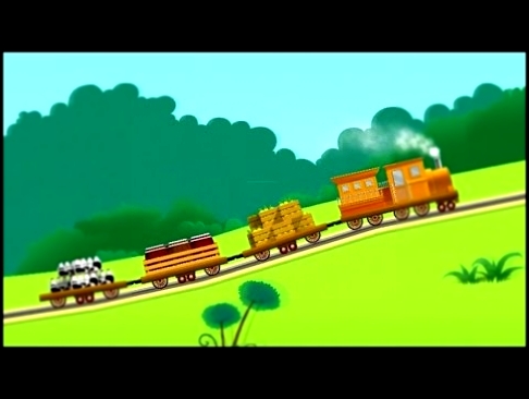 Новый мультфильм для детей. Паровозик и машинки. Завод машинок и грузовой поезд. #мультики для детей 