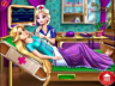 Мультик игра Холодное сердце: Эльза спасает Рапунцель Rapunzel Resurrection Emergency 