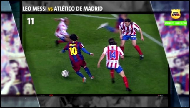 Лео Месси против Атлетико Мадрид 