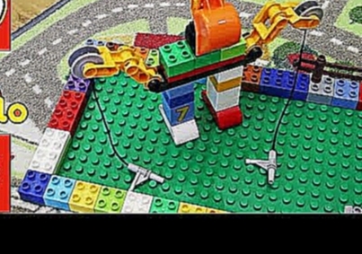 Lego Duplo 13 : Поезд с вагонами, робот трансформер, паром и бульдозер.  Наши поделки из Лего Дупло 