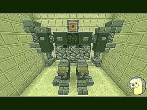 Minecraft - How To Build Transformers 1 Landmine Robot Mode! 