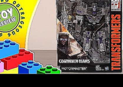 Motormaster Combiner Wars Transformers Generations Menasor Action Figure - Toy Review 