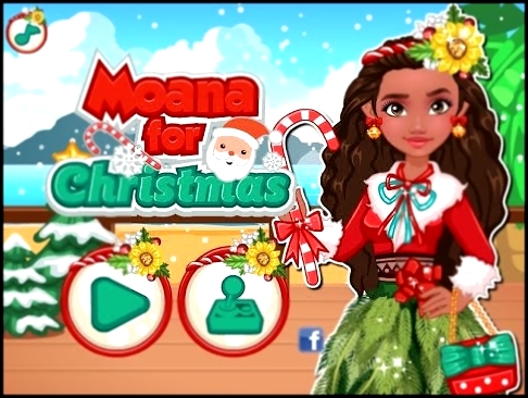 NEW мультики для девочек про принцесс—Моана костюм на новый год—Игры для детей/Moana for Christmas 