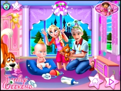 NEW мультики для девочек про принцесс—Украшаем с Максом комнату принцессы—Игры для детей 