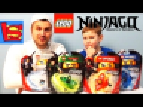 LEGO NINJAGO распаковка конкурс кто победит ЛЕГО НИНДЗЯГО VS BEYBLADE BURST видео для детей ИГРУШКИ 