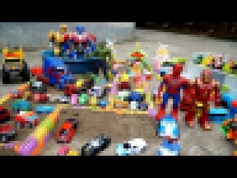 Videos For Kids | Lego Vs Sand, Tayo, Dump Truck, Robocar, Transformers, Tobot, Superhero.. 