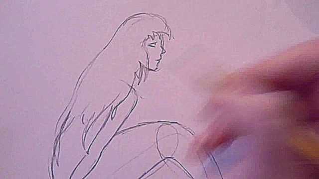 Музыкальный видеоклип 02 Ирина Колобова-Учимся рисовать русалку за 10 минут 