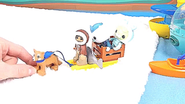Музыкальный видеоклип Октонавты в Арктике и встреча с Эскимосами - Познавательный мультфильм для детей. Носики Курносики 