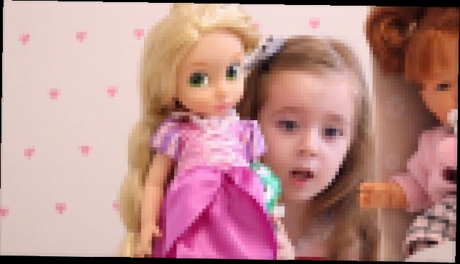 Рапунцель Disney Паула Paola Reina Unpacking gifts Disney Princess видео куклы  