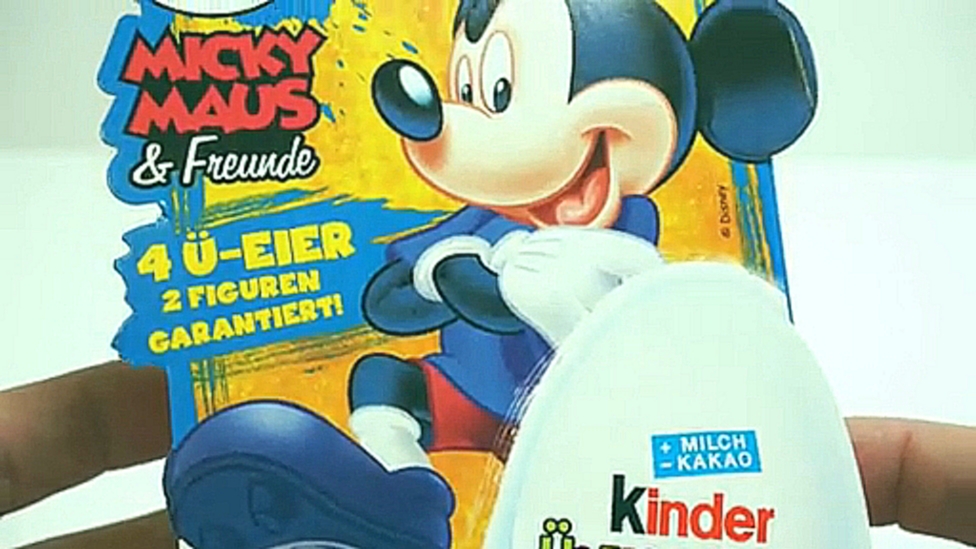 4 Киндер Сюрприз Яйца Микки Маус и Друзья 4 Kinder Surprise Eggs Mickey Mouse & Friends 