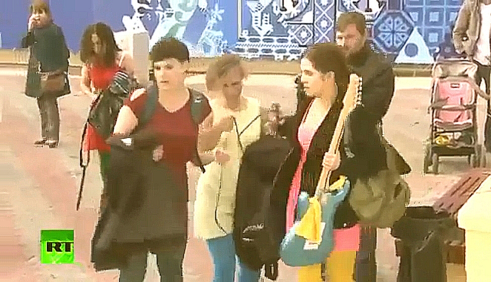 Музыкальный видеоклип Пусси Райот в Сочи высекли казаки Pussy Riot in Sochi 