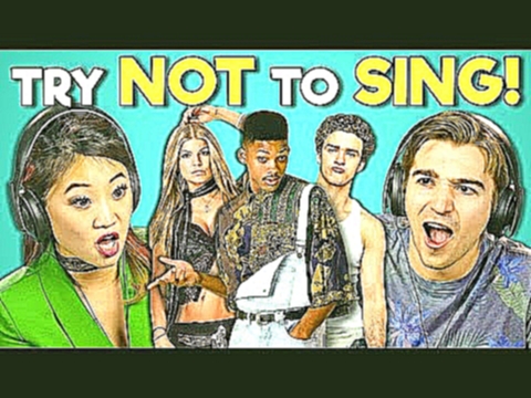 Музыкальный видеоклип ADULTS REACT TO TRY NOT TO SING ALONG CHALLENGE 