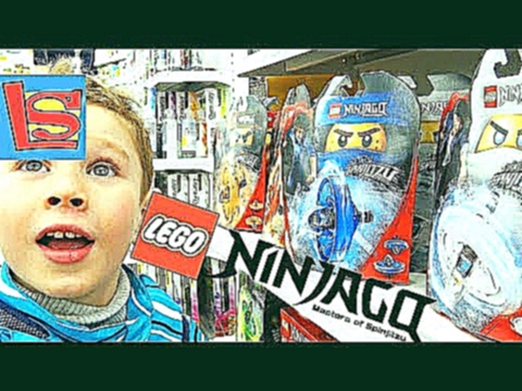 Покупаем новые LEGO NINJAGO игрушки набор пластилин ПЛЕЙ ДО МИСТЕР ЗУБАСТИК и космический песок Vlog 