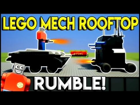 LEGO MECH ROOFTOP BATTLE! - Brick Rigs Destruction Gameplay Challenge - Lego Building 