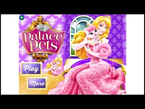 NEW Игры для детей—Disney Принцесса Золушка королевские питомцы—мультик для девочек 