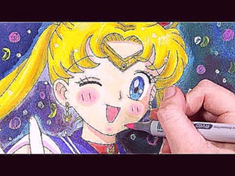 Speed Drawing: Sailor Moon Tsukino Usagi 