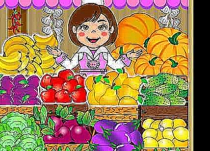 Учим фрукты, овощи и ягоды для самых маленьких. Развивающий мультик для детей 