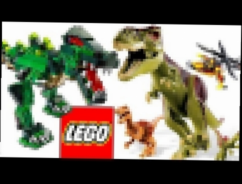ЛЕГО ДИНОЗАВРЫ. Сборник лучших мультиков про Динозавров все серии подряд Мир Юрского Периода LEGO 