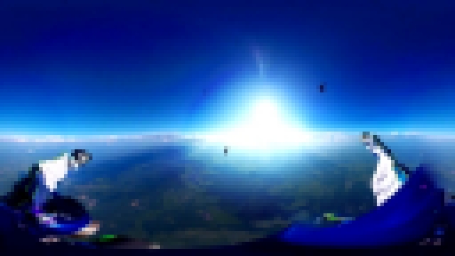 Музыкальный видеоклип Прыжок с парашютом в 360° градусов 